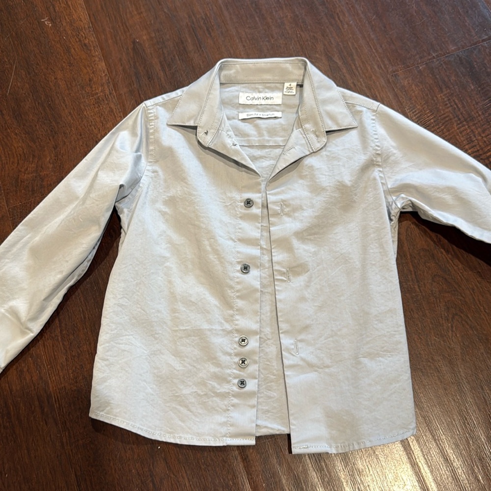 Calvin Klein toddler boy formal dress shirt